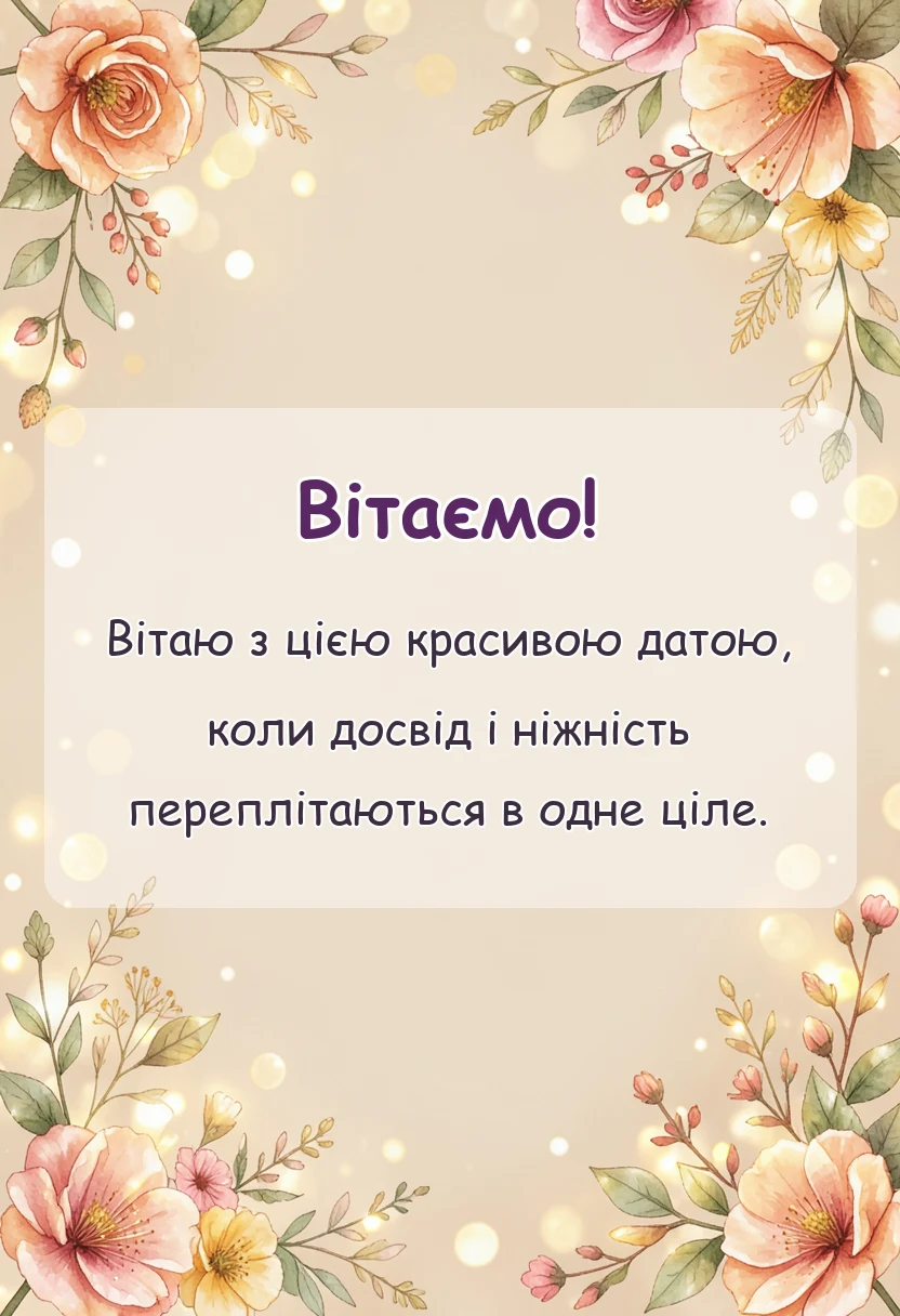 вітальна листівка - привітання оригінальні скляне весілля 15 років