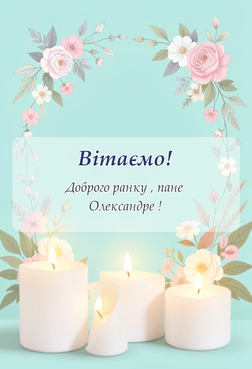 листівка з побажанням - побажання гарного початку тижня