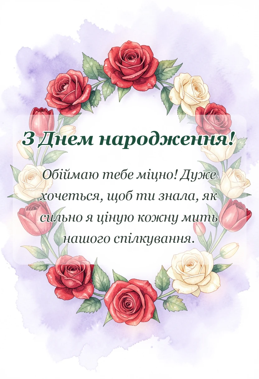 вітальна листівка - дякую картинки українською