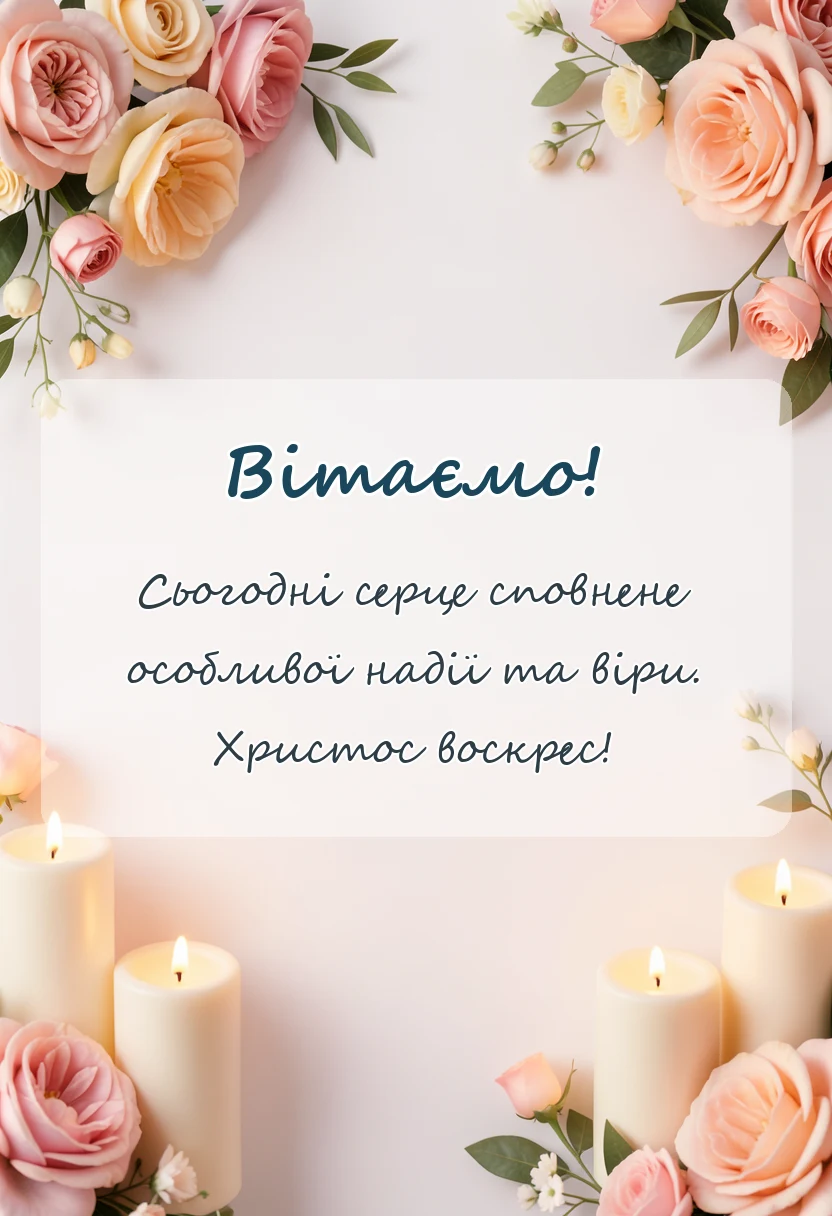 листівка з побажанням - гарні картинки христос воскрес
