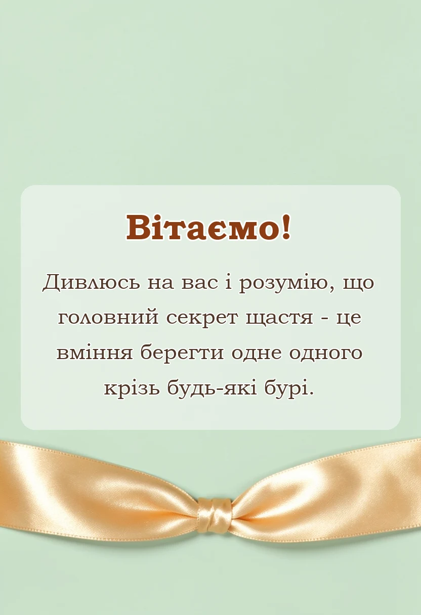 унікальна листівка - сапфірове весілля привітання