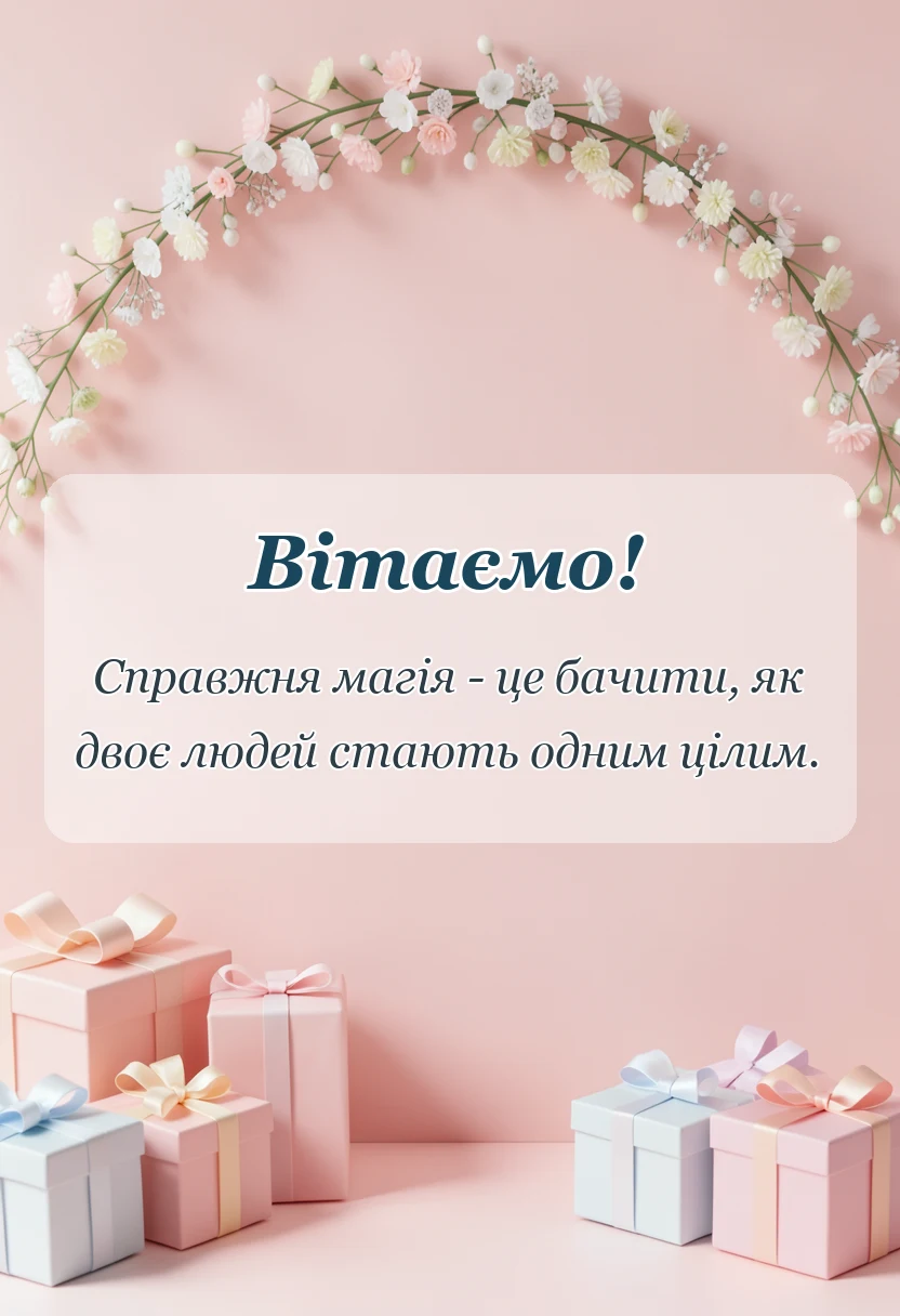 листівка з побажанням - картинки з дерев'яним весіллям