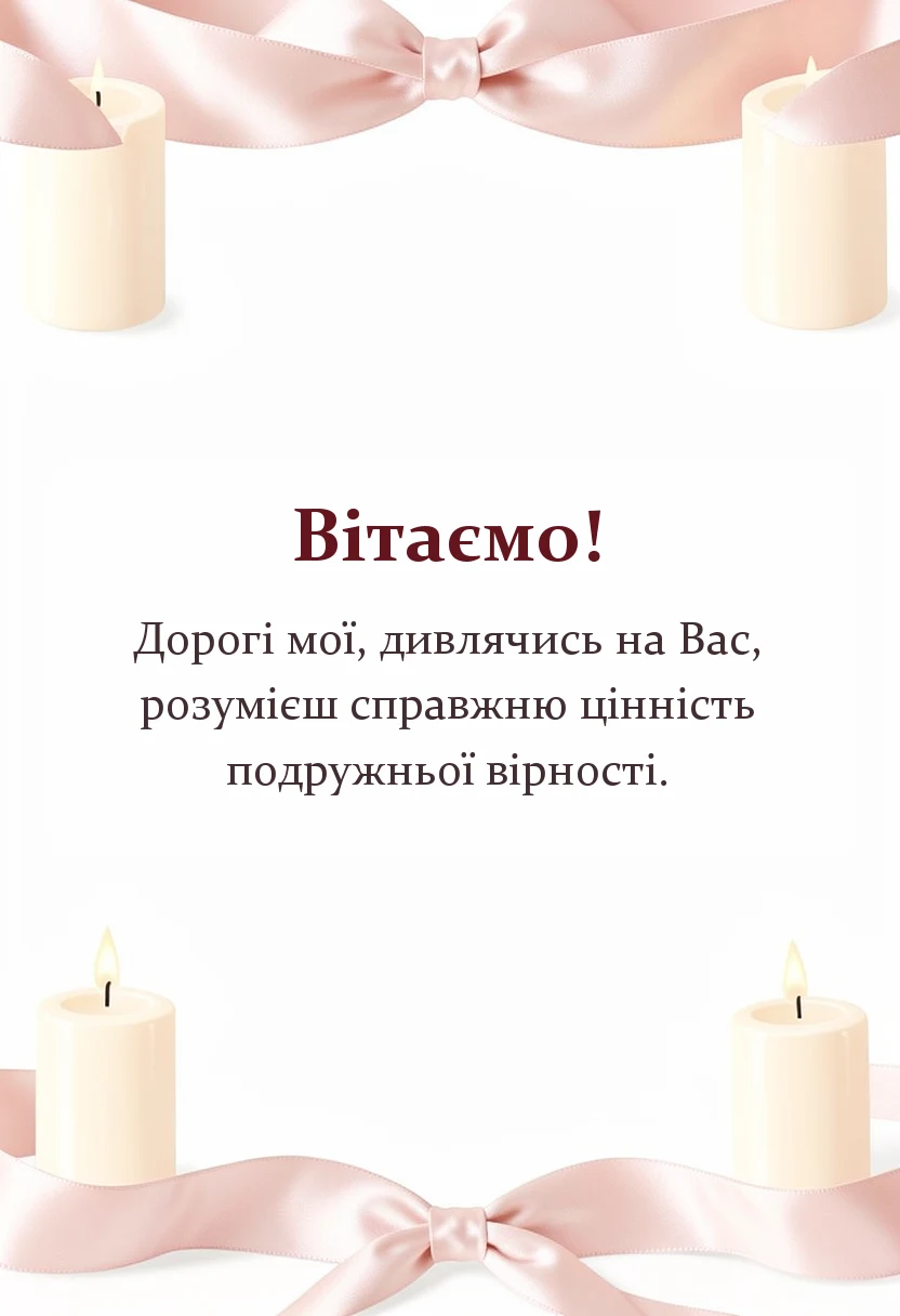 унікальна листівка - християнське привітання з золотим весіллям