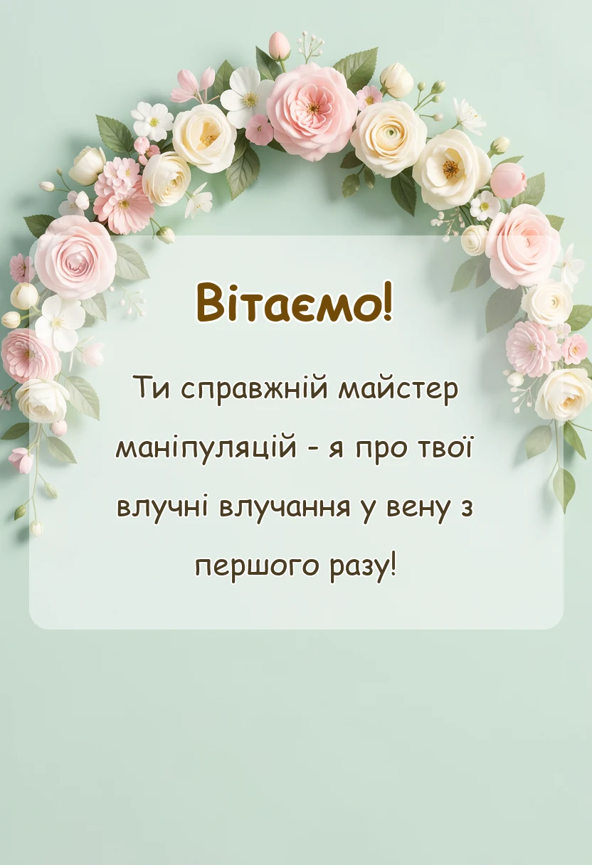 вітальна листівка - слова подяки медсестрі