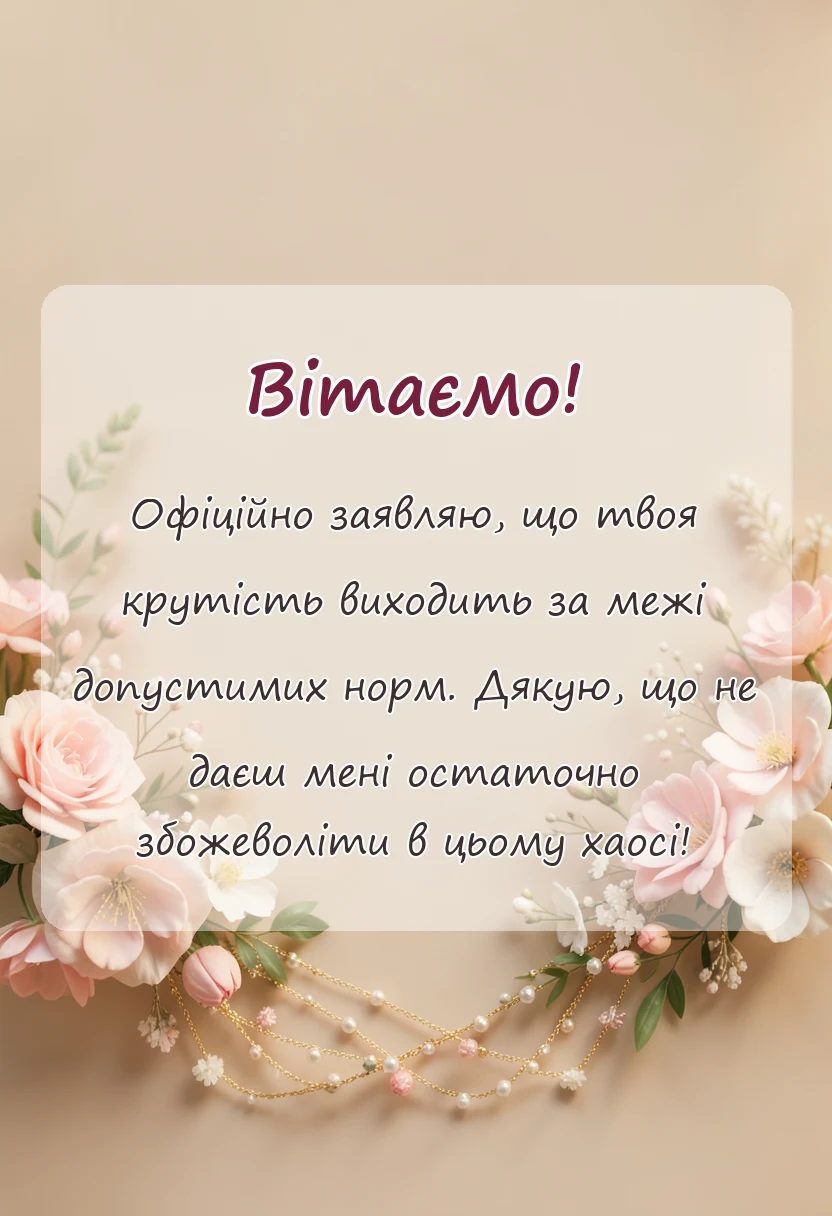 красива листівка: слова подяки