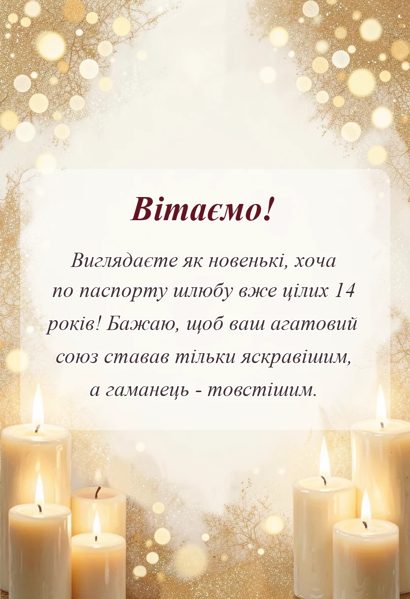 листівка з побажанням - картинки з агатовим весіллям