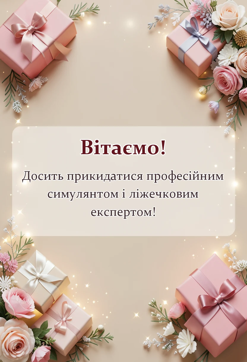 святкова картинка: побажання одужання іншими словами