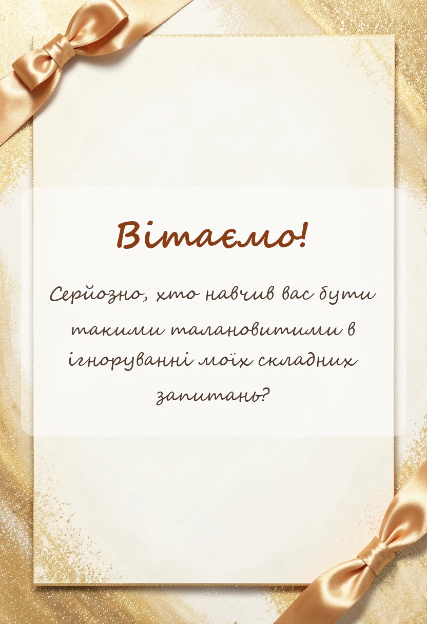 вітальна листівка - подяка учням