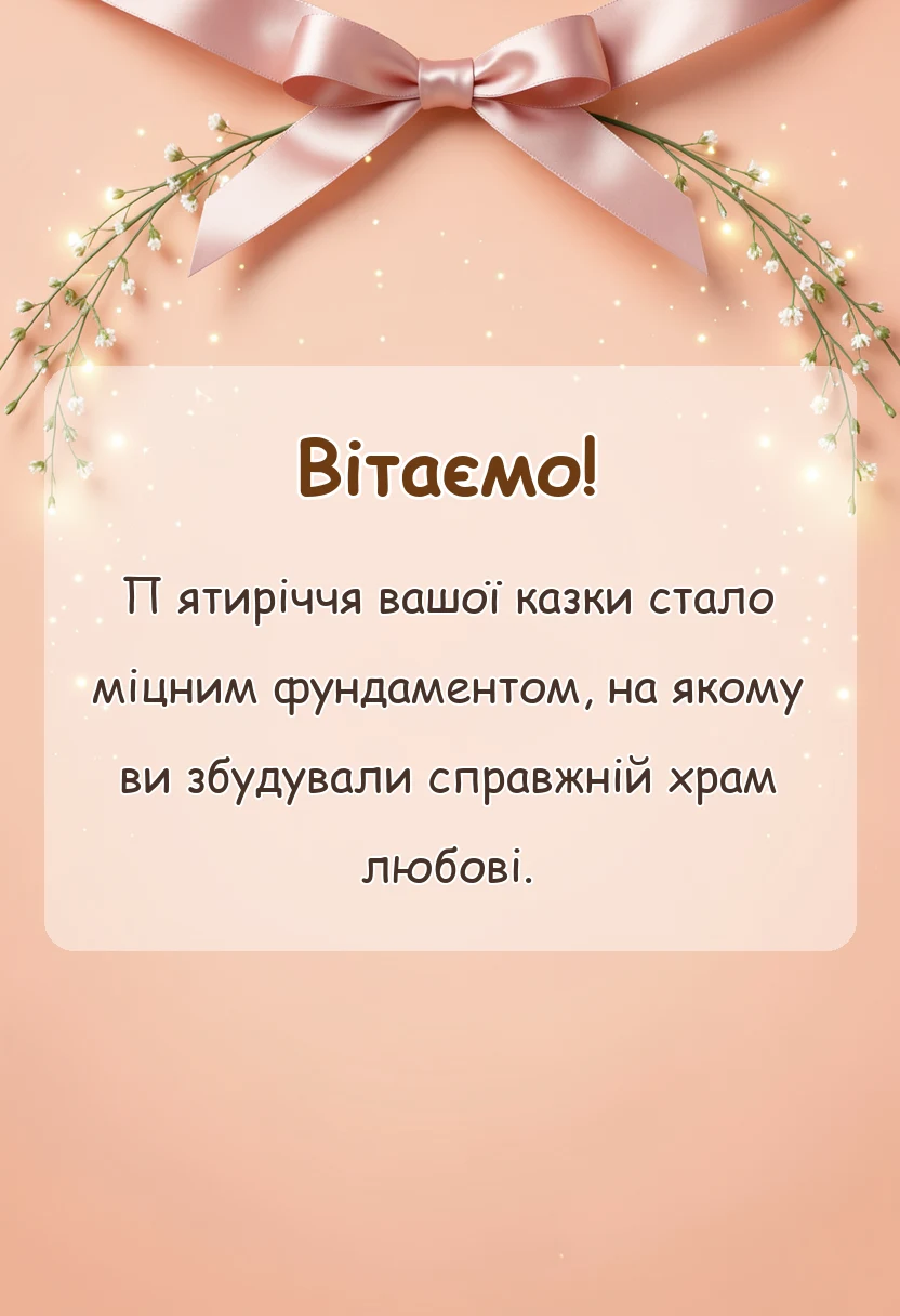 листівка з побажанням - картинки з дерев'яним весіллям