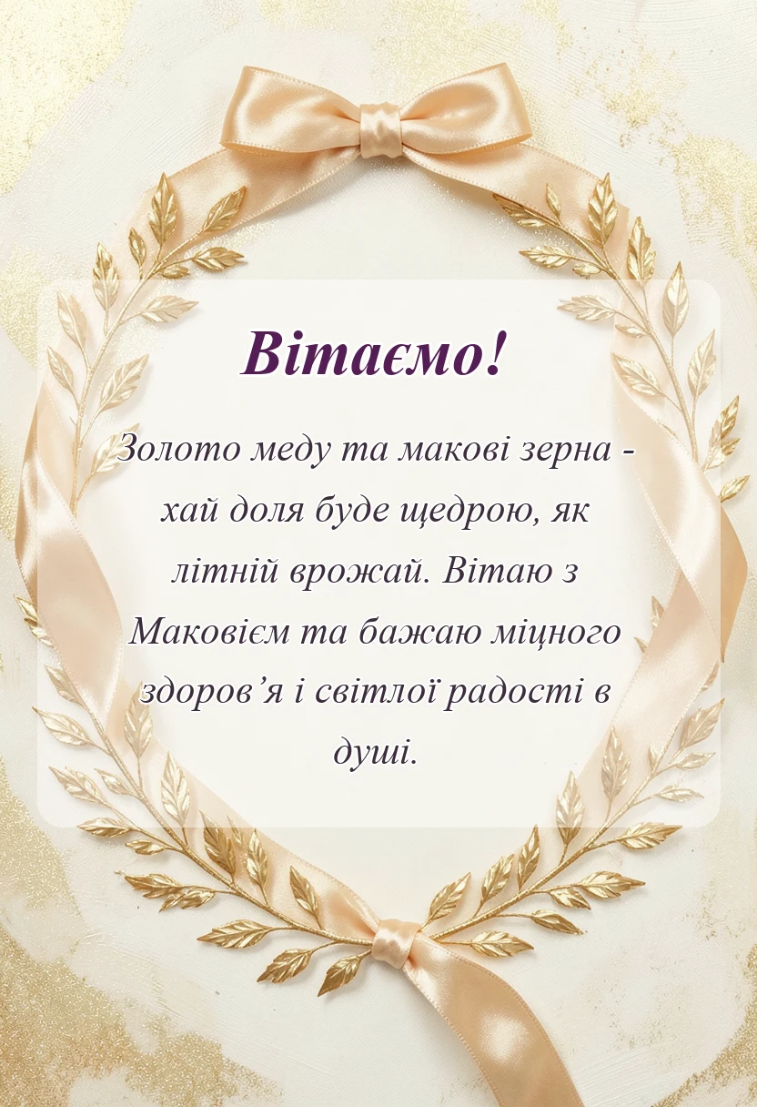 листівка з побажанням - привітання з медовим спасом листівки картинки