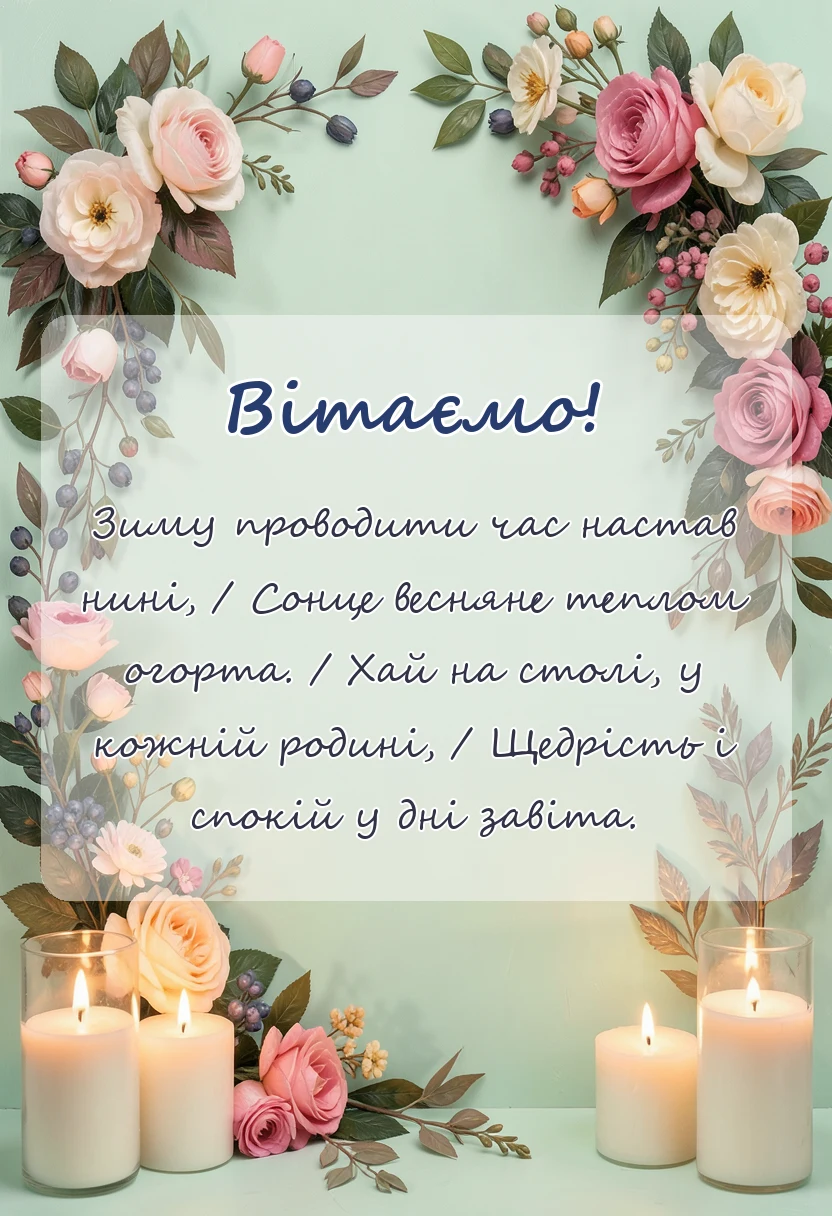 унікальна листівка - вірші про масляну на українській мові