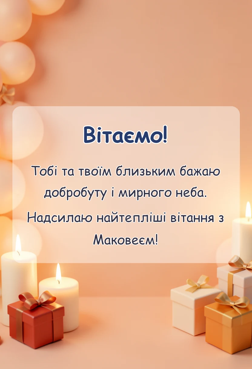 святкова картинка: картинки з маковеєм